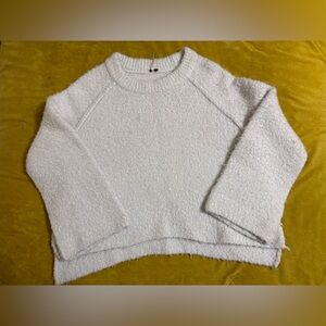 Free people Cozy White Women's Sweater size large!